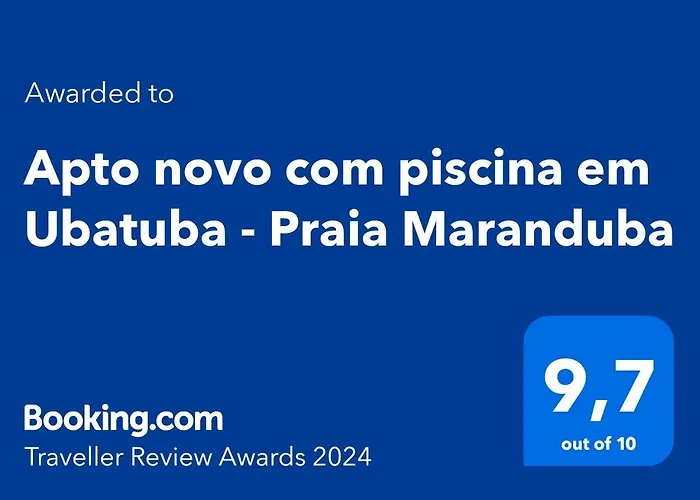 Apto Novo Com Piscina Em Ubatuba - Praia Maranduba